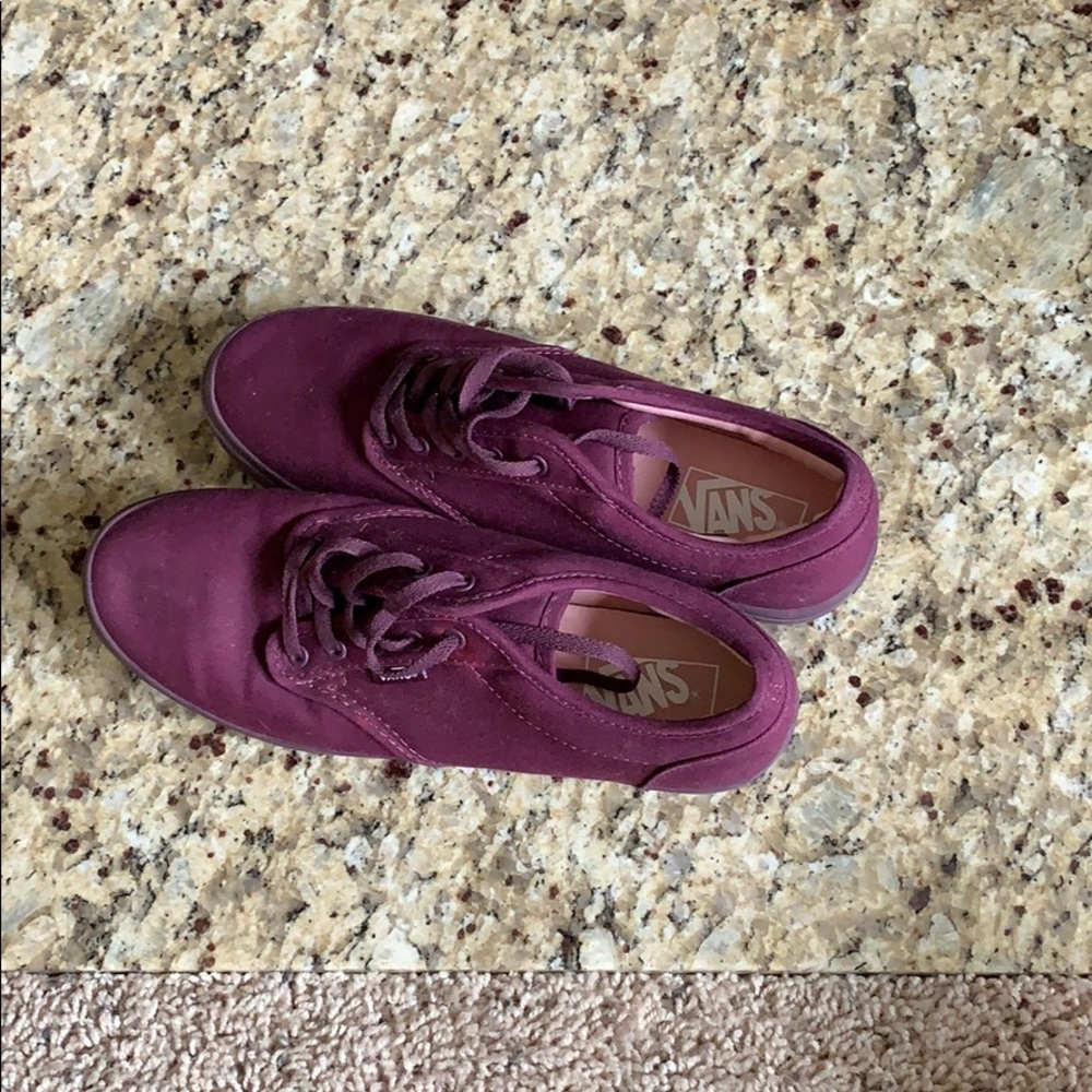 Maroon Vans